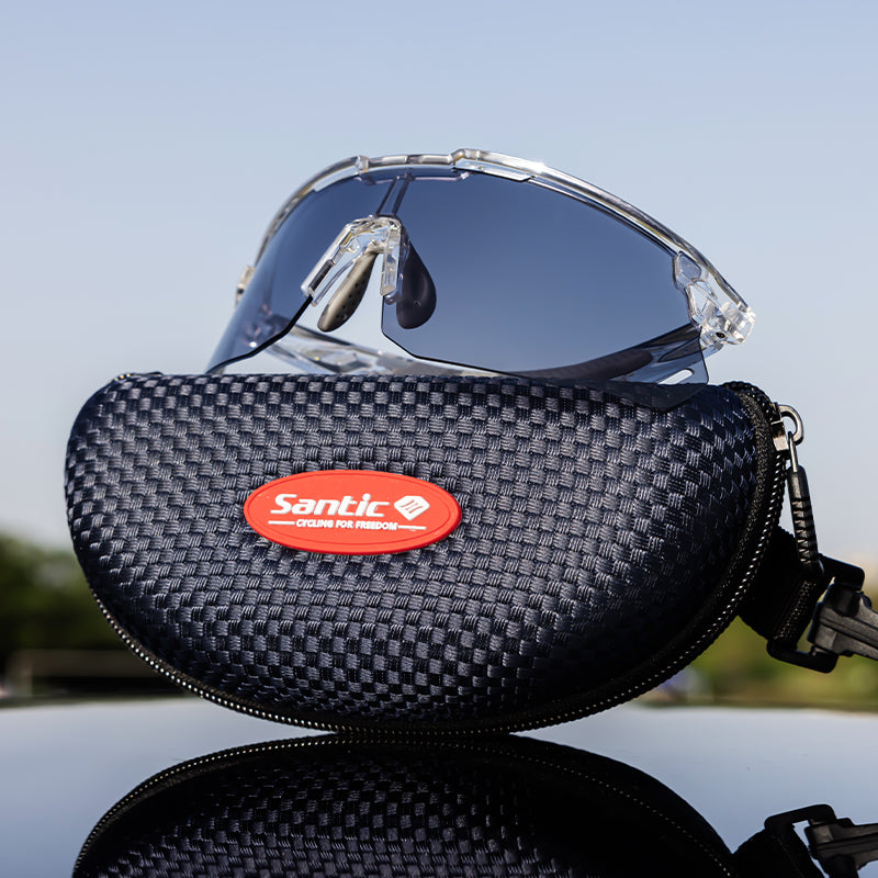 Santic YB Photochromic Sunglasses - Clear / Grey