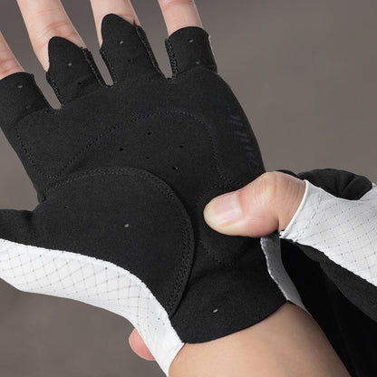 Santic Dodd Fingerless Gloves - White