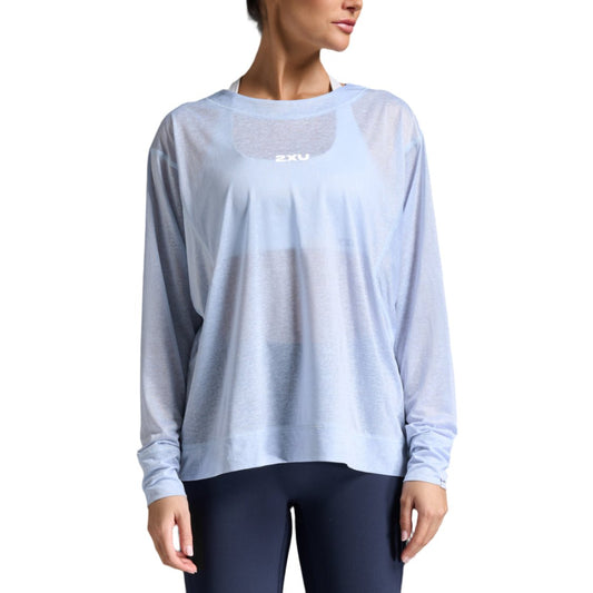 2XU ReLight Long Sleeve Top - Halogen/White