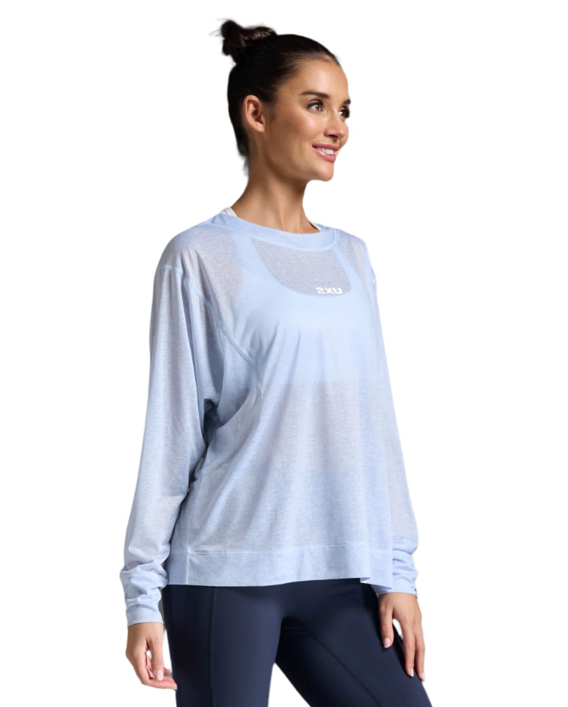 2XU ReLight Long Sleeve Top - Halogen/White