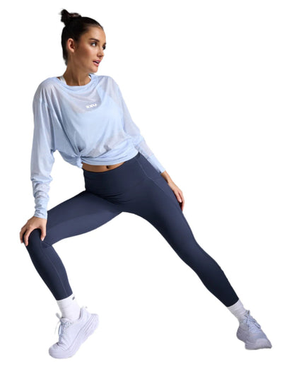 2XU ReLight Long Sleeve Top - Halogen/White