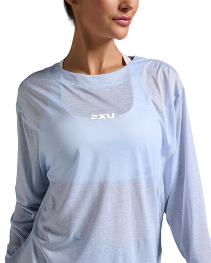 2XU ReLight Long Sleeve Top - Halogen/White