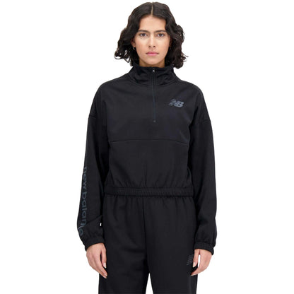 New Balance Relentless Perf Fleece Quarter Zip - Black