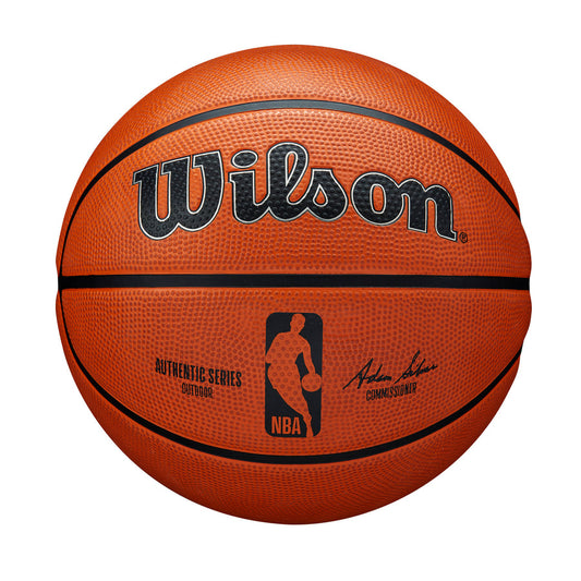 Wilson NBA Authentic Series Outdoor Game Ball - Orange