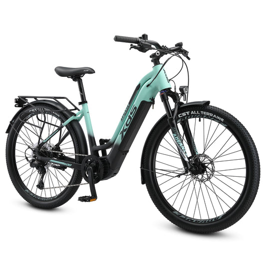 XDS Advance 600 Stepthrough E-Bike - Black / Green