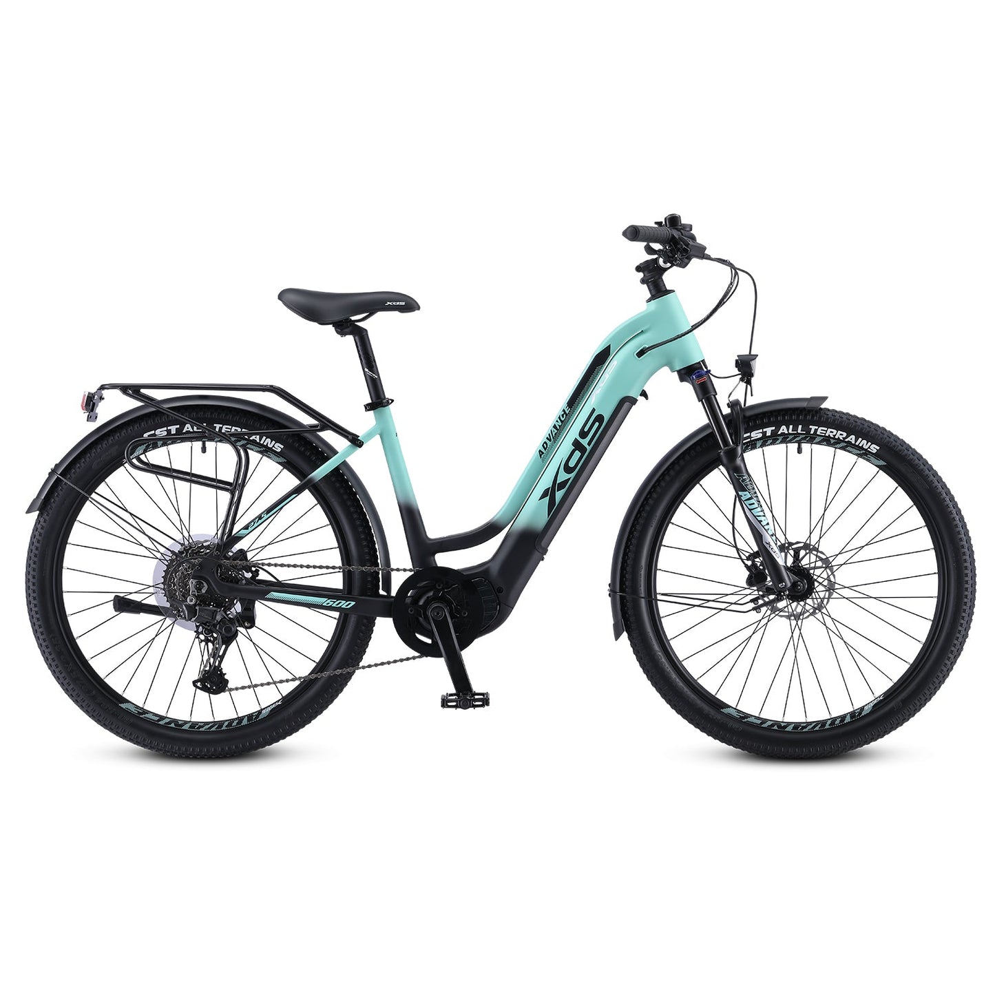 XDS Advance 600 Stepthrough E-Bike - Black / Green