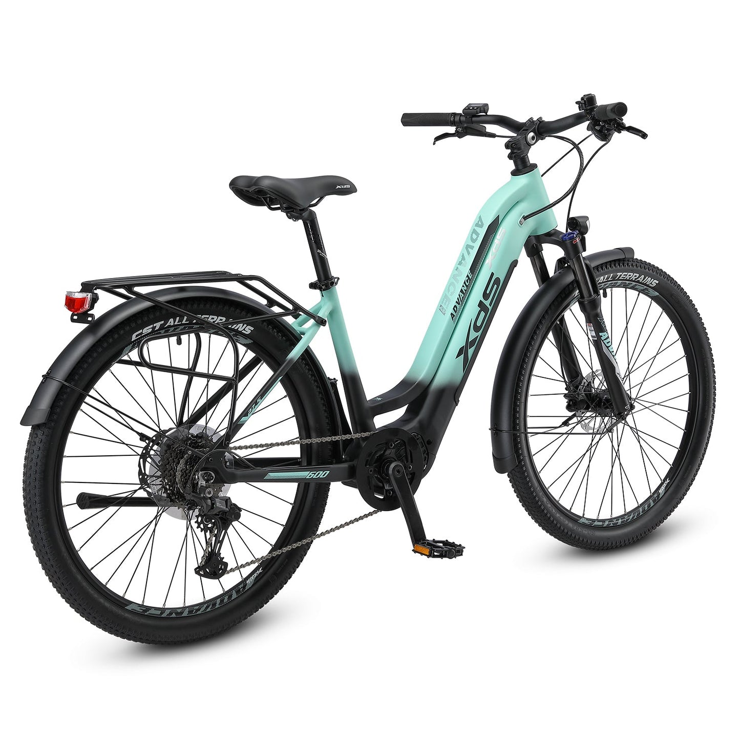 XDS Advance 600 Stepthrough E-Bike - Black / Green