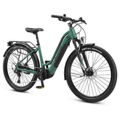 XDS Advance 600 Stepthrough E-Bike - Forest Green