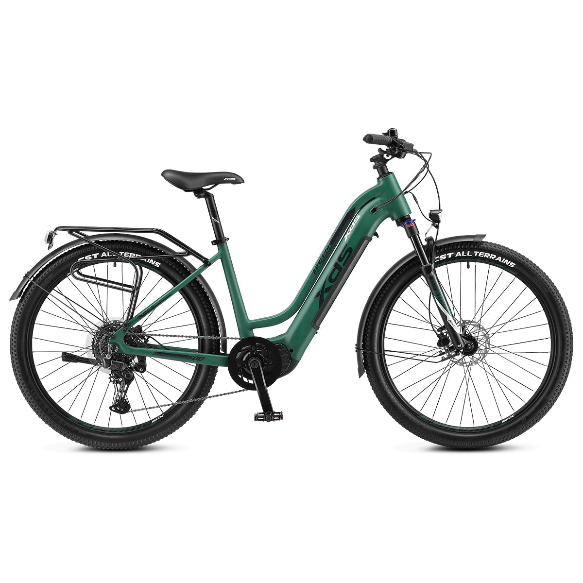 XDS Advance 600 Stepthrough E-Bike - Forest Green