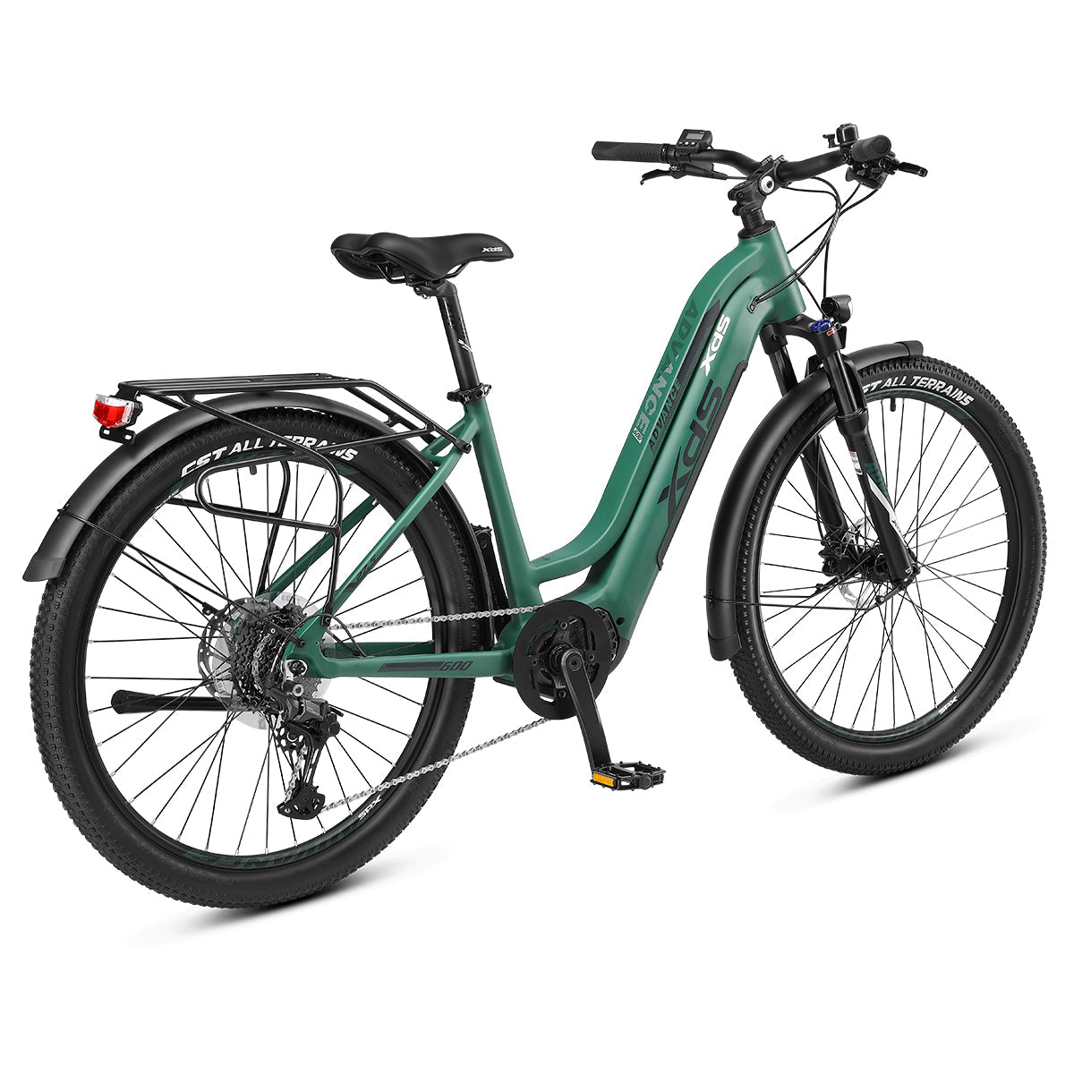 XDS Advance 600 Stepthrough E-Bike - Forest Green