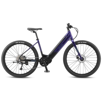 XDS E-Street Stepthrough E-Bike - Purple