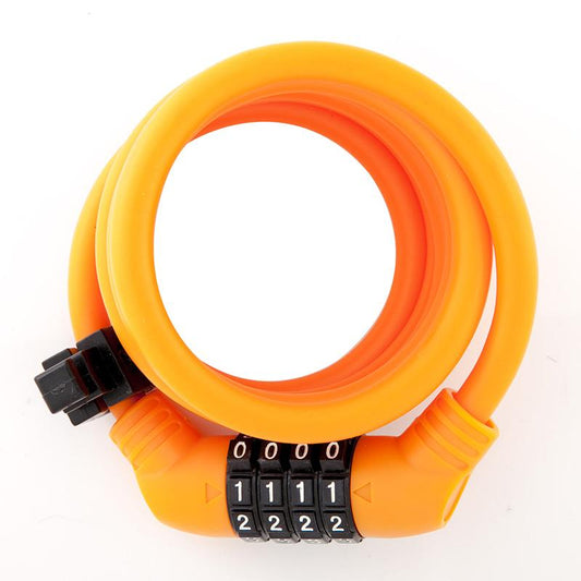 ULAC Zen Bicycle Combination Cable Lock - Orange