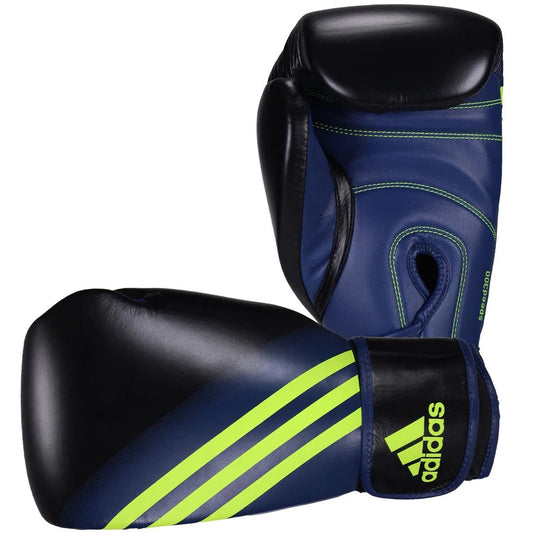 Adidas Speed 100 Boxing Gloves - Blue/Yellow