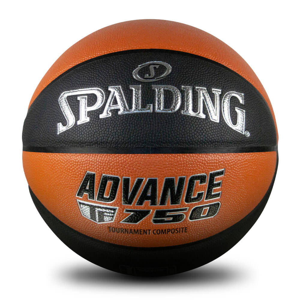 Spalding TF-750 Advance Indoor Basketball - Black/Orange