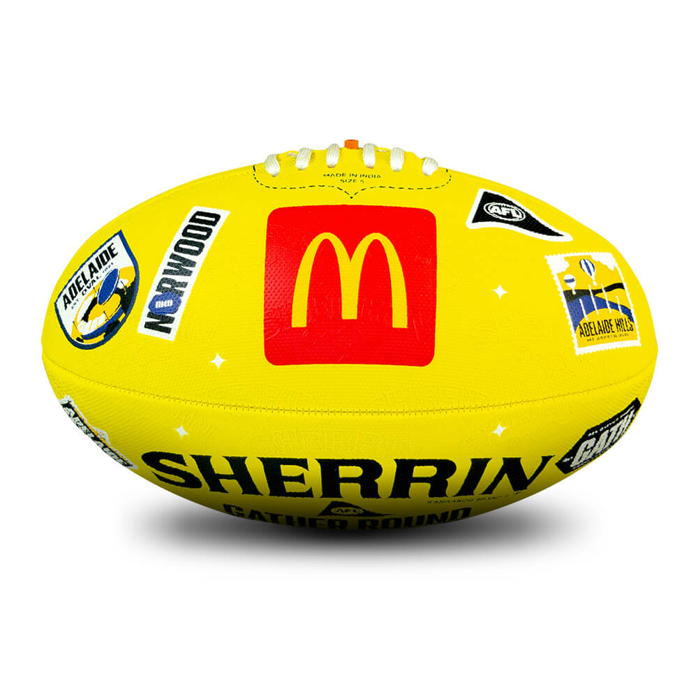 Sherrin AFL Gather Round Replica All Weather - Yellow