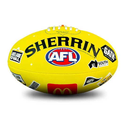 Sherrin AFL Gather Round Replica All Weather - Yellow