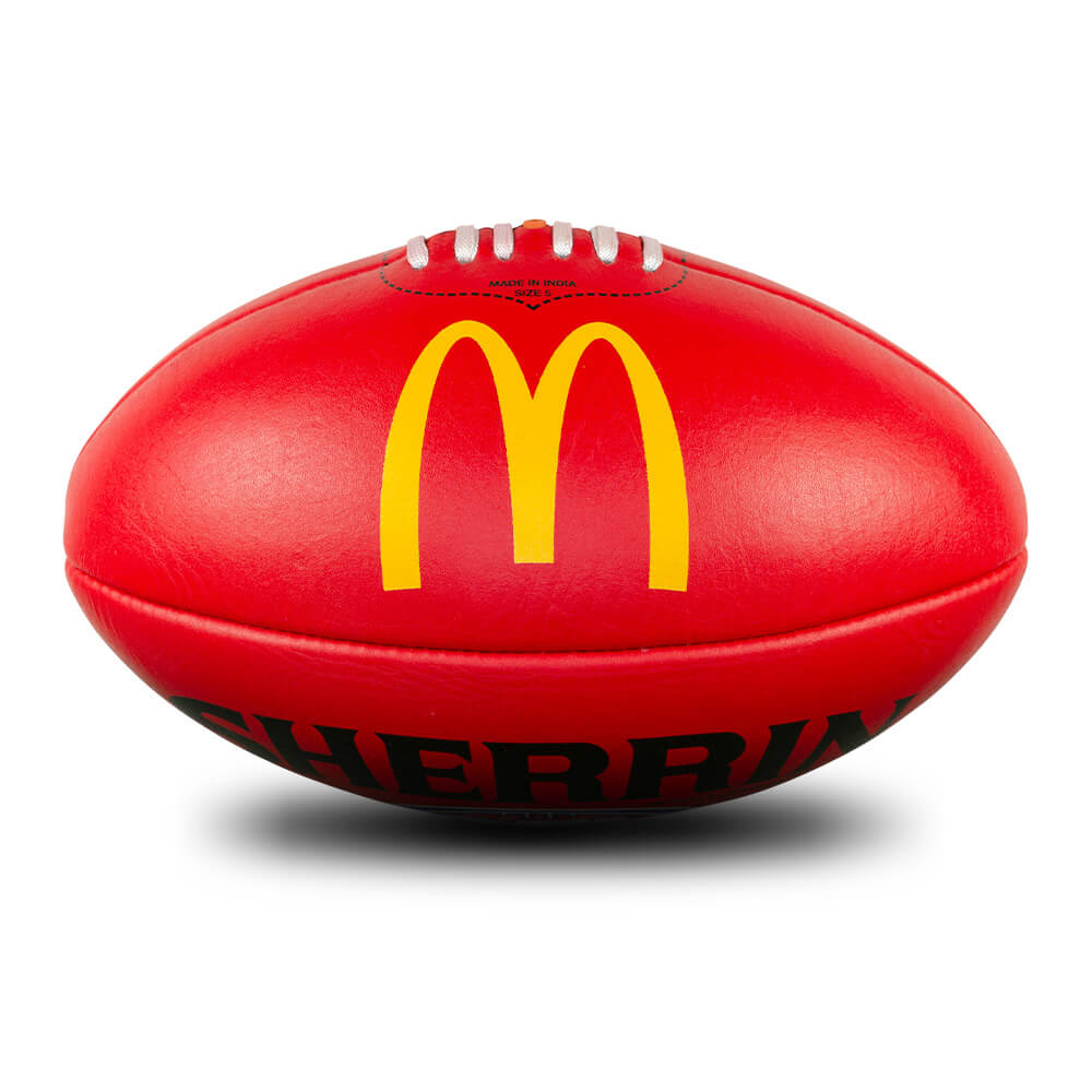 Sherrin AFL Replica Training Ball - 5 - Red