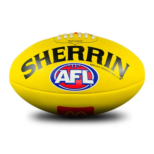 Sherrin AFL Replica Training Ball - Yellow