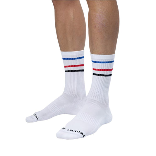 The Vandel Casual Track Socks - White