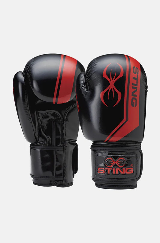 Sting Armalite Boxing Gloves - Black/Red