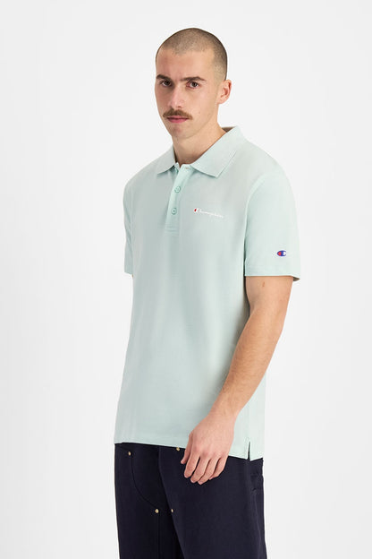 Champion Pique Polo Shirt - Pale Blue