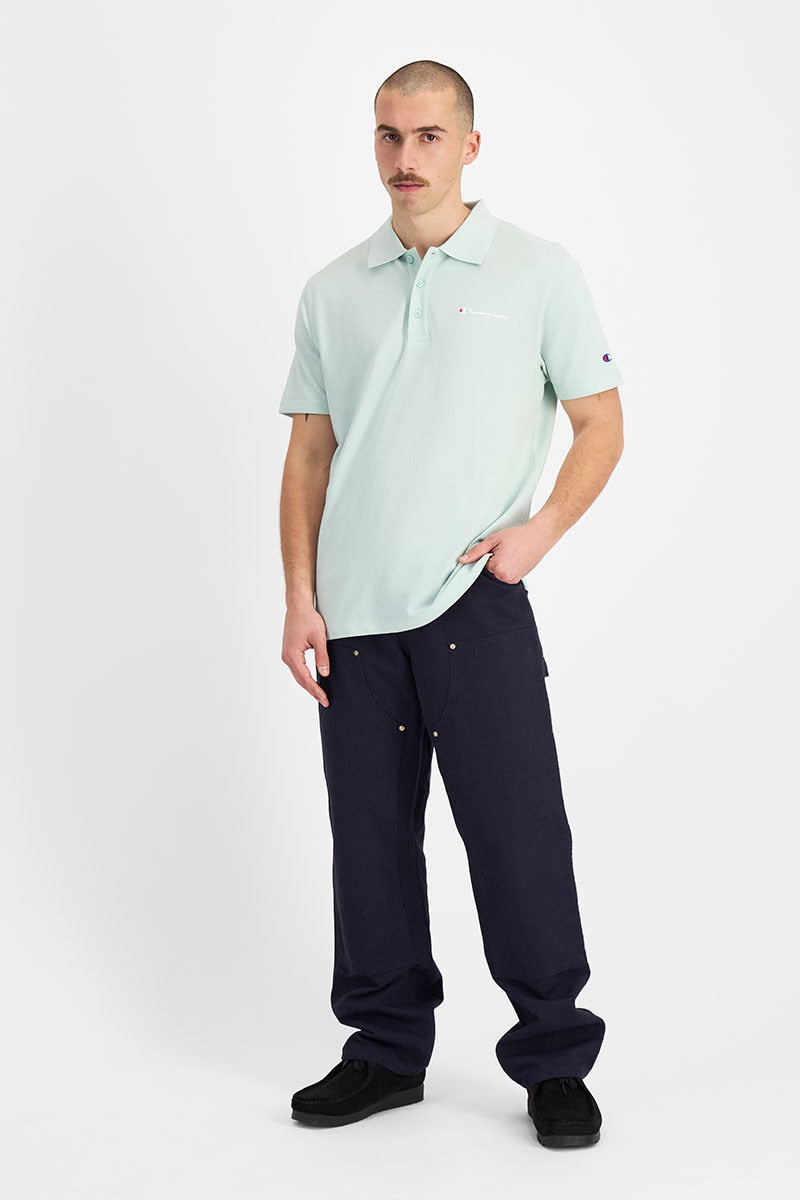 Champion Pique Polo Shirt - Pale Blue