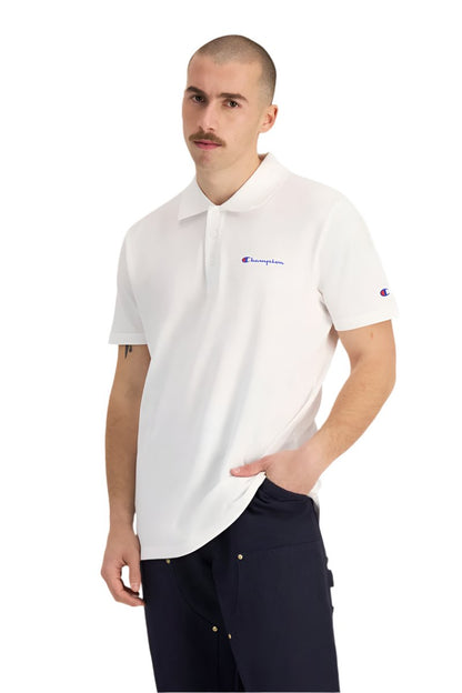 Champion Pique Polo Shirt - White