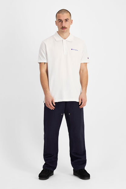 Champion Pique Polo Shirt - White