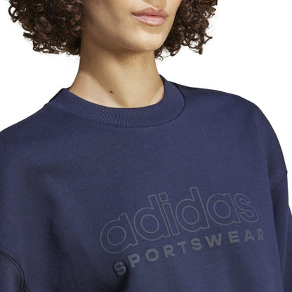 Adidas Women's All Szn Graphic Sweatshirt - Navy