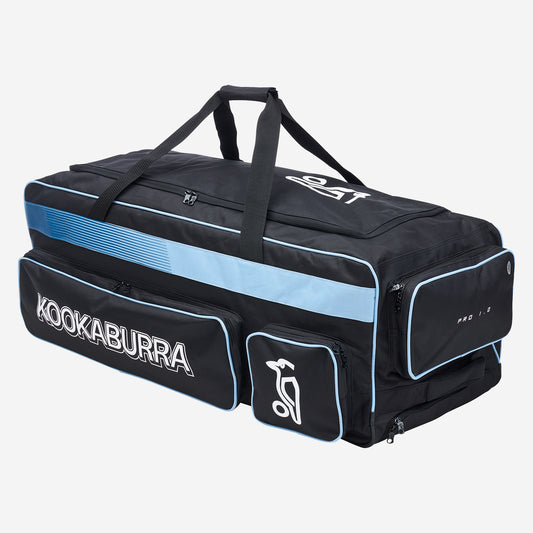 Kookaburra Pro 1.0 Empower Wheelie Bag - Black/Blue