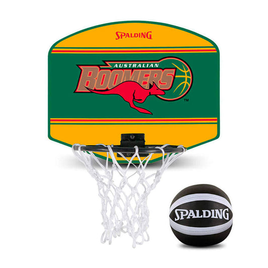 Spalding Retro Boomers Mini Backboard - Green/Gold