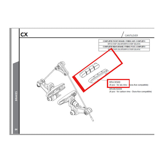 Campagnolo Genuine Spare Part BR-CX500