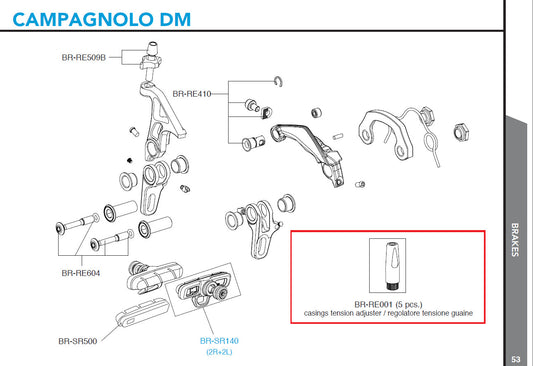 Campagnolo Genuine Part BR-RE001