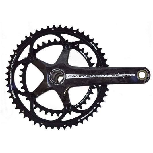 Campagnolo Centaur 10 speed Powertorque Carbon Fiber Crankset - Black