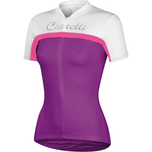 Castelli Promessa Short-Sleeve Jersey Womens - Cyclamen
