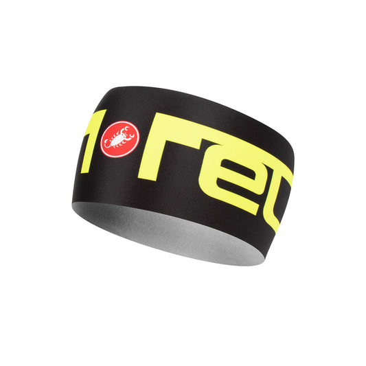 Castelli Viva 2 Thermo Headband - Black / Yellow