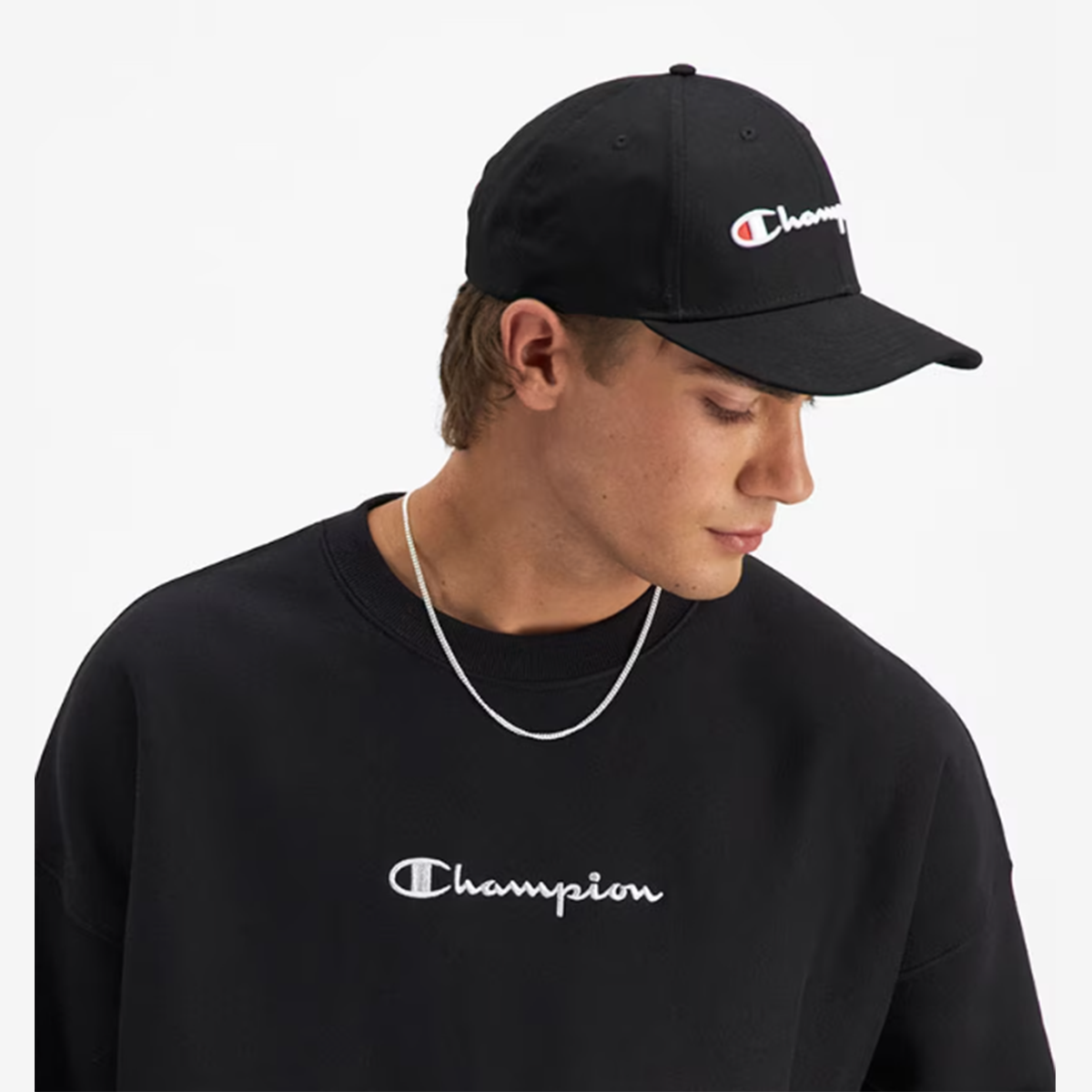 Champion store script hat