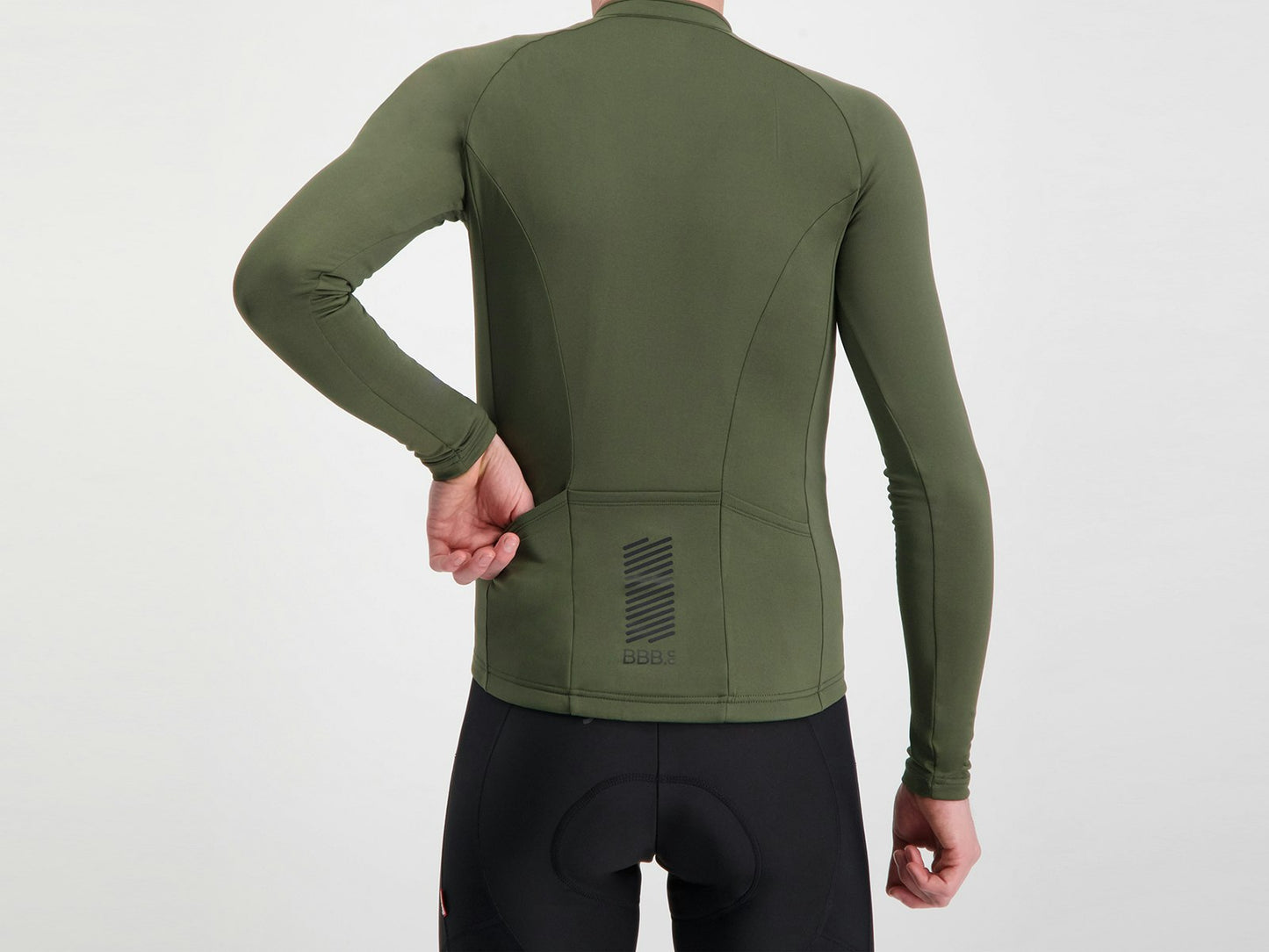 BBB Transition Long-Sleeve Jersey - Olive Green