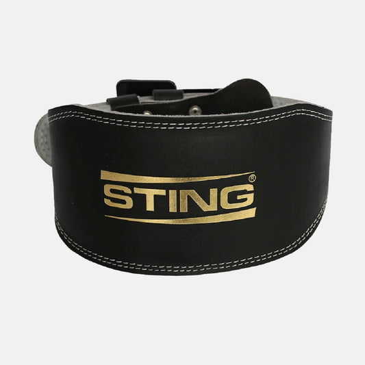 Sting Leather Lifting Belt 6" - Black