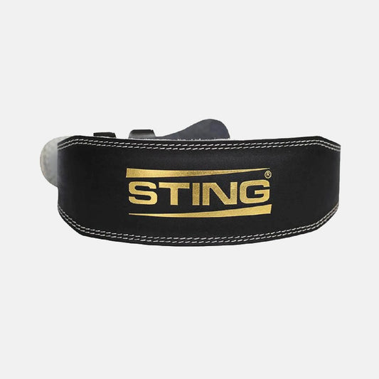 Sting Leather Lifting Belt 4" - Black