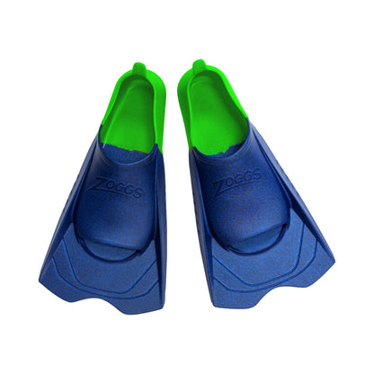 Zoggs Eco Short Blade Fins - Blue/Green