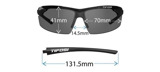 Tifosi Track Sunglasses - White/Black