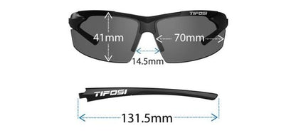 Tifosi Track Sunglasses - White/Black