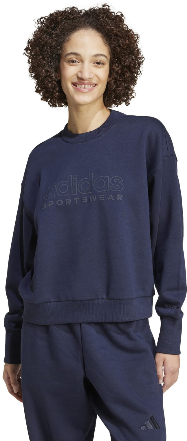 Adidas Women's All Szn Graphic Sweatshirt - Navy