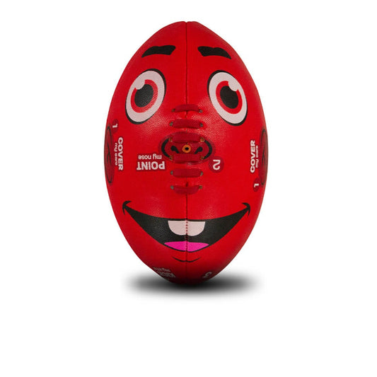 Sherrin Face Footy - All Surface - Red - 2