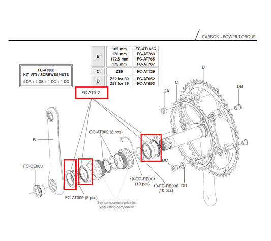 Campagnolo Genuine Part FC-AT012