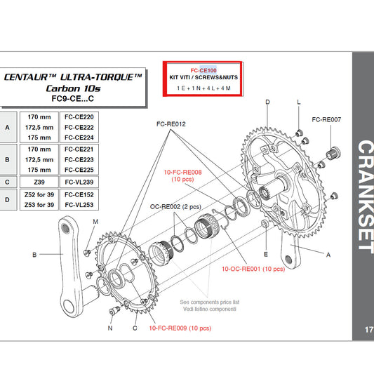 Campagnolo Genuine Spare Part FC-CE100