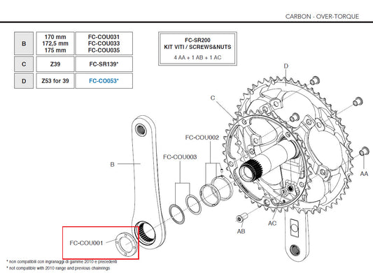 Campagnolo Genuine Part FC-COU001