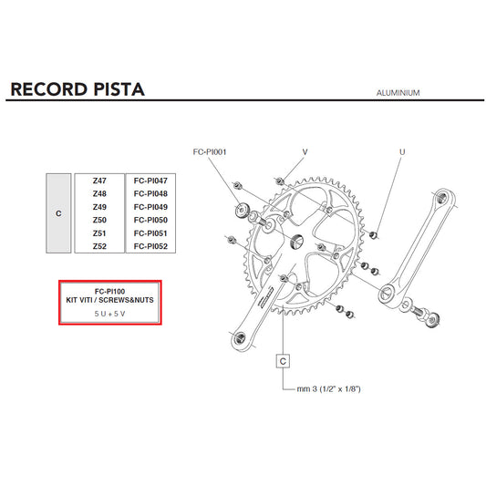 Campagnolo Genuine Part FC-PI100