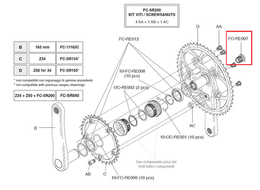 Campagnolo Genuine Part FC-RE007